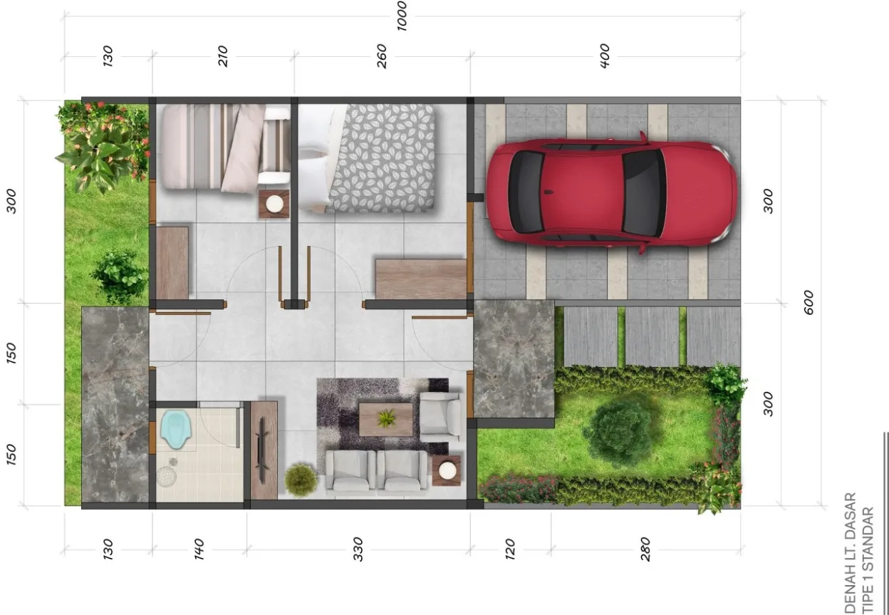 Layout GH 2 Tipe 30-60