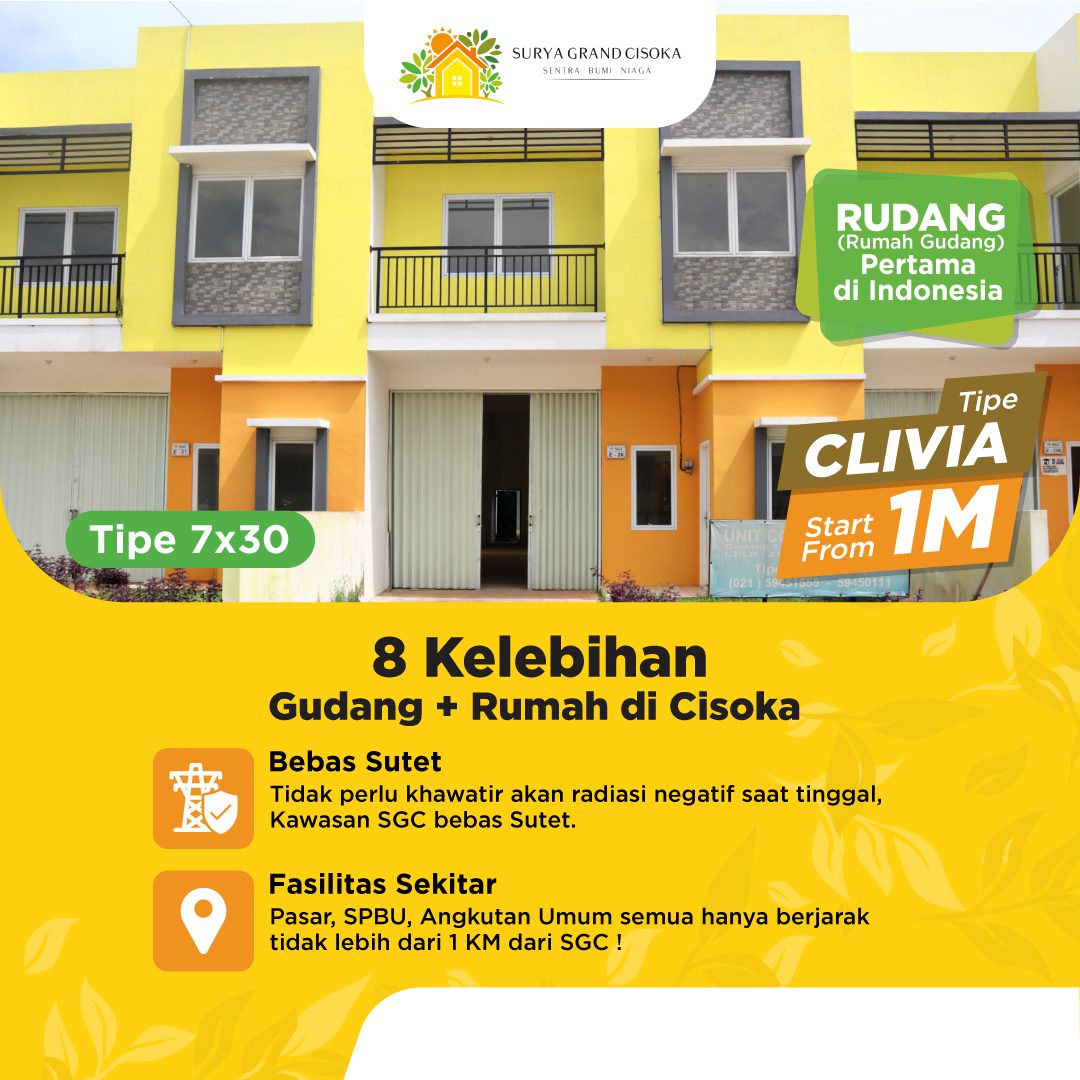 Rudang CLIVIA 7x30