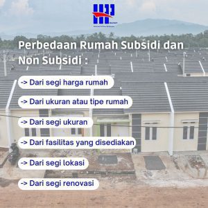 Perbedaan Rumah Subsidi dan Non Subsidi