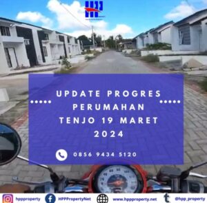 UPDATE PROGRES PERUMAHAN TENJO 19 MARET 2024