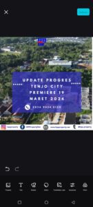 UPDATE PROGRES TENJO CITY PREMIERE 19 MARET 2024