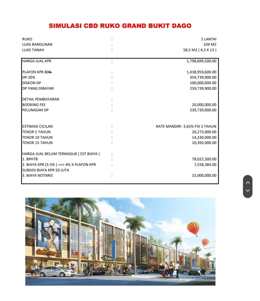 RUKO 2 Lantai & 3 Lantai CBD GRAND BUKIT DAGO (7)
