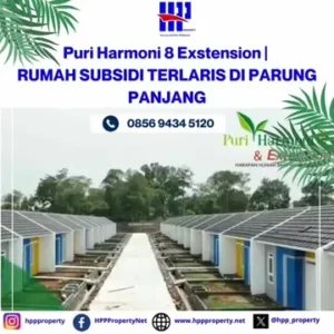 PURI HARMONI 8 | RUMAH SUBSIDI TERLARIS DI PARUNG PANJANG