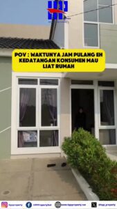 Konsumen lihat-lihat rumah rapi buru-buru karena udah lewat jam pulang. Gimana hasilnya? | YUK Cek sekarang GRAND HARMONI 2 EXTENSIONS !!
