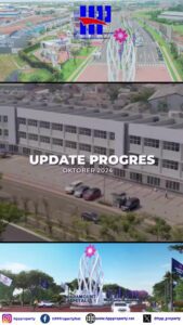 Update Progress Pembangunan Cluster Paramount Petals bulan Oktober 2024