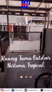 Bikin Ruang Tamu Outdoor Bertema Tropical Yuk!