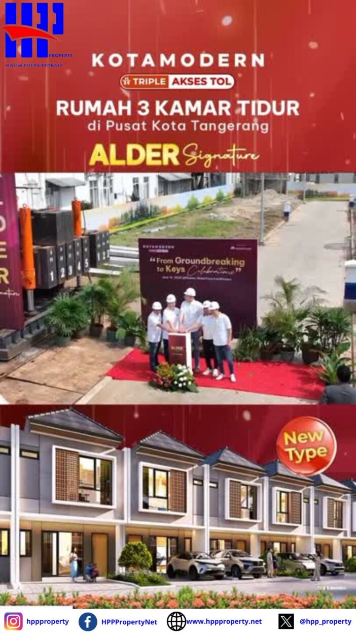 Alder Signature β Hunian 2 lantai elegan di jantung Kota Modern, Tangerang