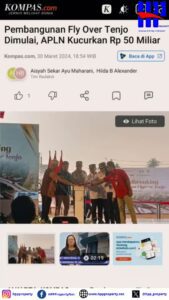 Flyover Tenjo segera diresmikan!