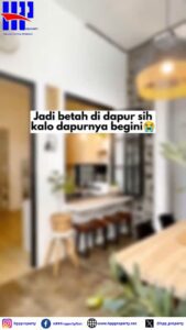 Dapur Cantik Konsep Terbuka