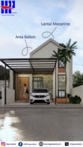 Dari Luar 1 Lantai Ternyata Punya Balkon Dan 3 Kamar Tidur