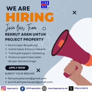 WE ARE HIRING โ AGEN PROPERTI
