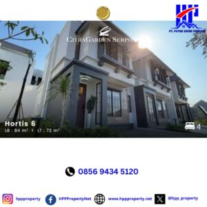 CLUSTER HORTIS 6 β CITRA GARDEN SERPONG