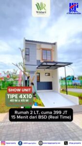 Rumah 2 Lantai Harga Terjangkau! | Widari Residence