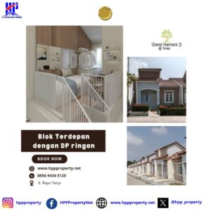 Blok Terdepan Dengan DP Ringan | Grand Harmoni 5 Tenjo