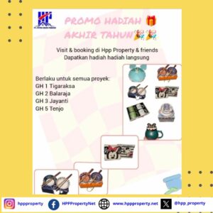 Promo Hadiah Akhir Tahun Visit & Booking Di Hppproperty & Friend Dapat Kan Hadiah Langsung