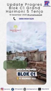 UPDATE PROGRES BLOK C1 โ GRAND HARMONI 5 TENJO | 19 DESEMBER 2025 #rumahsubsidi