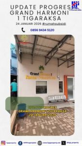 UPDATE PROGRES GRAND HARMONI 1 TIGARAKSA | 24 JANUARI 2026 #rumahsubsidi