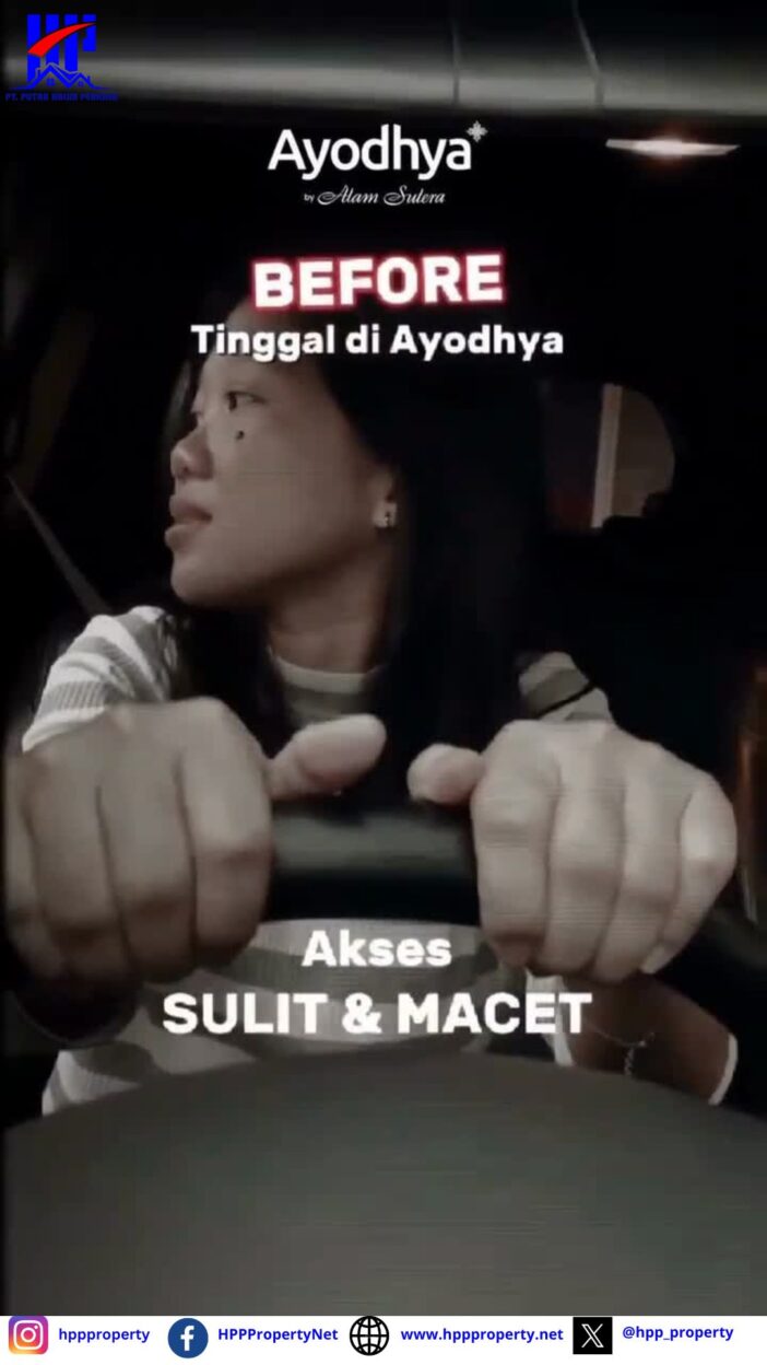 BEFORE TINGGAL DI AYODHYA… AFTER TINGGAL DI Apartemen Ayodhya