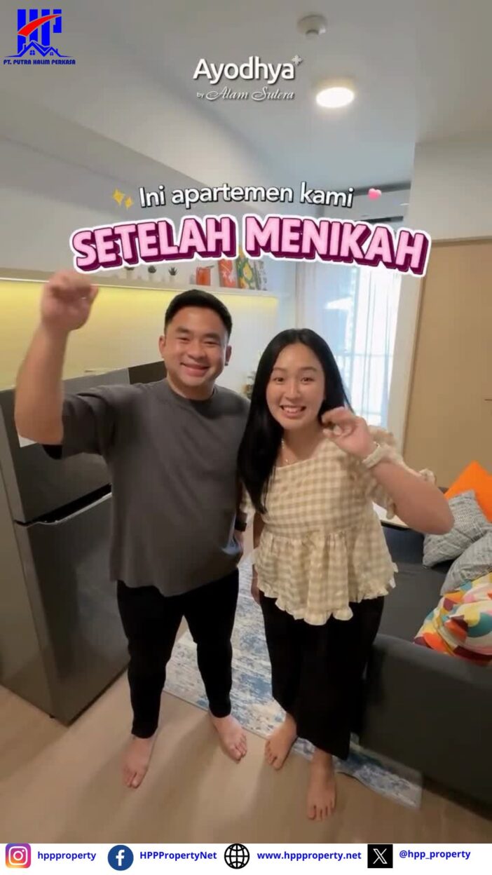Ini Apartement Kami Setelah Menikah | Ayodhya By alam Sutera