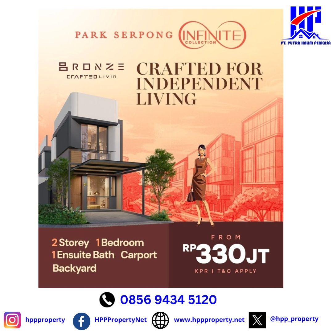 Park Serpong | Crafted For Independent Living
