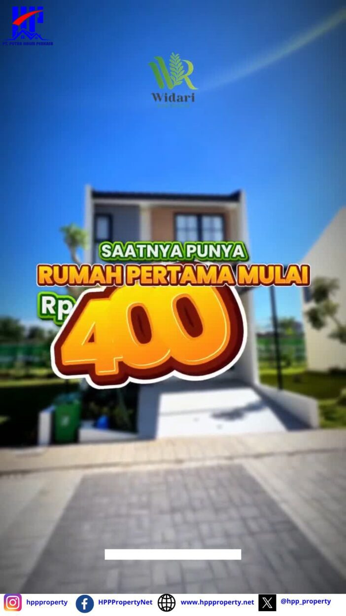 Saatnya punya rumah pertama | Widari Residence