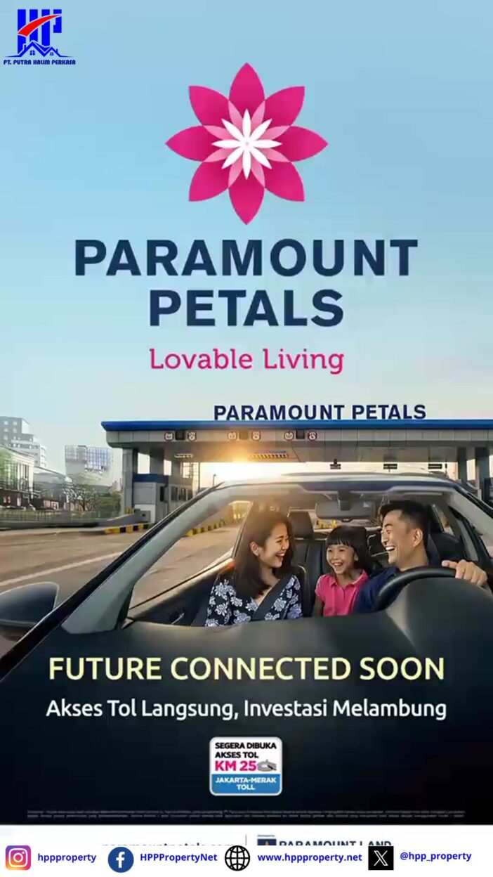 update progress Tol Paramount Petals yang akan beroperasi di pertengahan tahun 2026