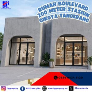 Rumah Boulevard 200 Meter Stasiun Cikoya | Modal 2 Juta Langsung Mulai Dagang