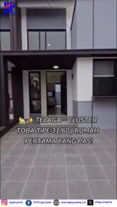 TELAGA โ CLUSTER TOBA TIPE 31/60 | RUMAH PERTAMA YANG PAS!