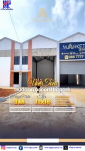 PUNYA GUDANG MODERN DI ZONA INDUSTRI RESMI, MULAI 1,5 M-AN