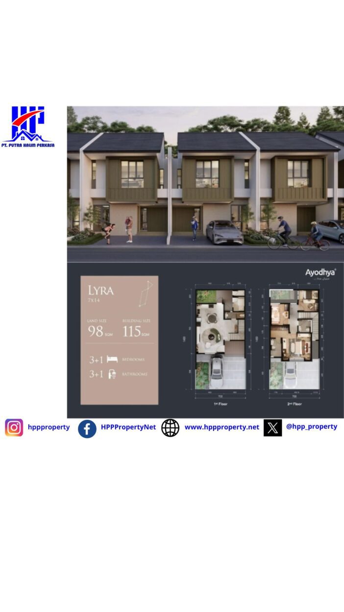 LYRA [Phase 3 New Fasad]  Cassia Ayodhya | SIMULASI KPR DP 10%